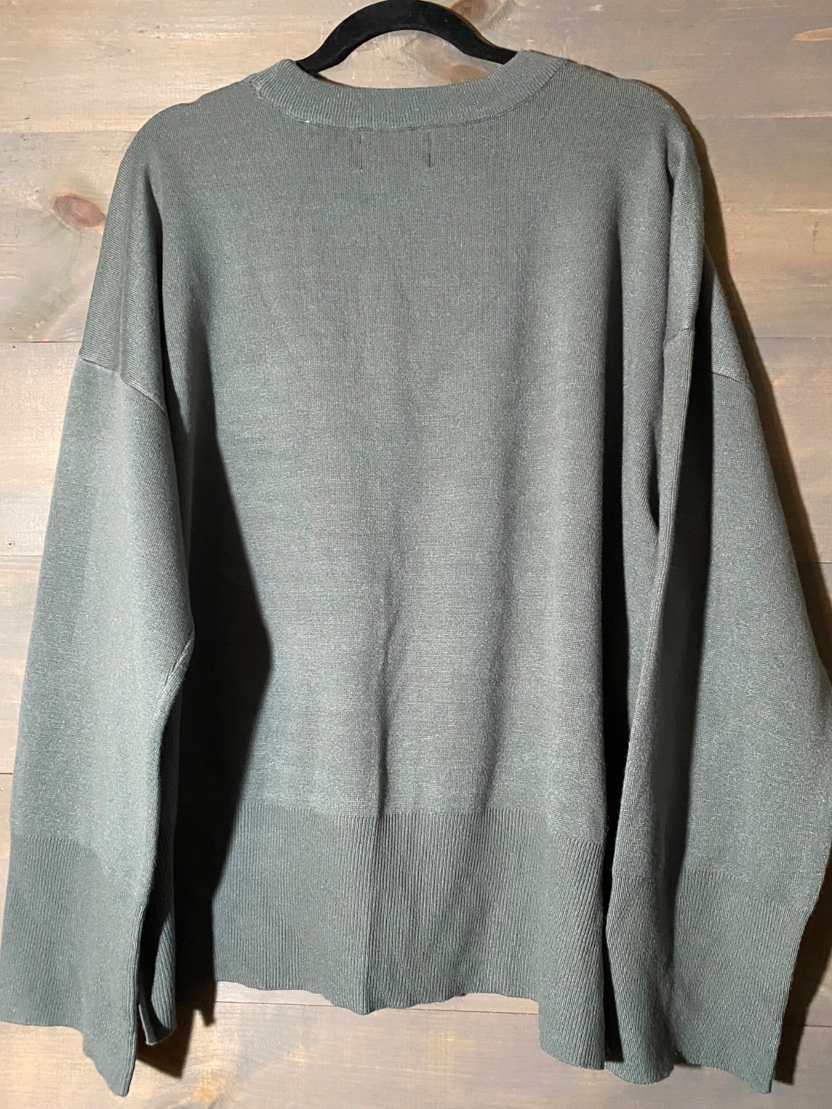 Olive and Oak Women Pullover Open Knit Shirt Size 2X sage green New soft