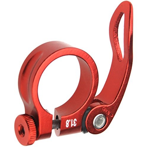 Create idea Sedile Ciclismo Mountain Bike Lega Rossa 1,25 Pollici Sgancio Rapido foto 2