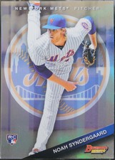 Marketplace image: 2015 Bowman's Best #32 Noah Syndergaard SuperFractor /1 Baseball NM