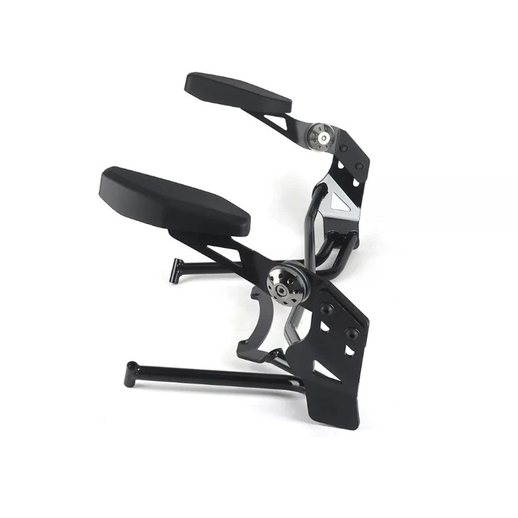 24 25 Reposabrazos de respaldo de motocicleta reposabrazos de pasajero para BMW R1200RT R1250RT Foto 4 de 4