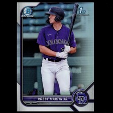 2022 Bowman Chrome #BCP-43 Robby Martin Jr. 1st Rookie RC Refractor SP #/499