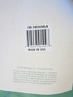 1989 Hill Design SNOWMAN w Broom  Brown Bag Cookie & Craft Mold Clay Stoneware   — photo 10