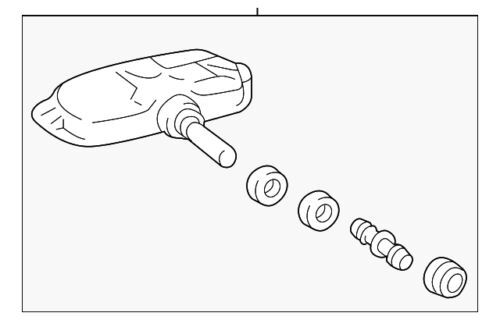 Sensor TPMS para Hyundai Santa Fe, Elantra GT 2013-2014 (N/P 52933-A5000)