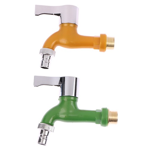 Garden Balcony Water Tap 1/2" Male Thread Washing Machine Faucet Wall Mount - Picture 8 of 17