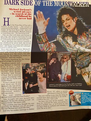 Michael Jackson, Full Page Vintage Clipping | eBay
