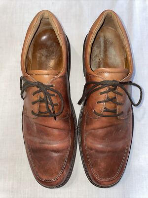 Ecco Dress Shoes Men’s Size 45 U.S. 11.5 M Brown Leather Oxfords Block Heels Ecco Dress Shoes Mens Size 45 U.S. 11.5 M Brown Leather  main image 2