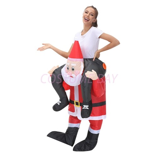 Adult Inflatable Easter Rabbit Halloween Costume Party Funny Fancy Dress Outfit - Picture 114 of 136