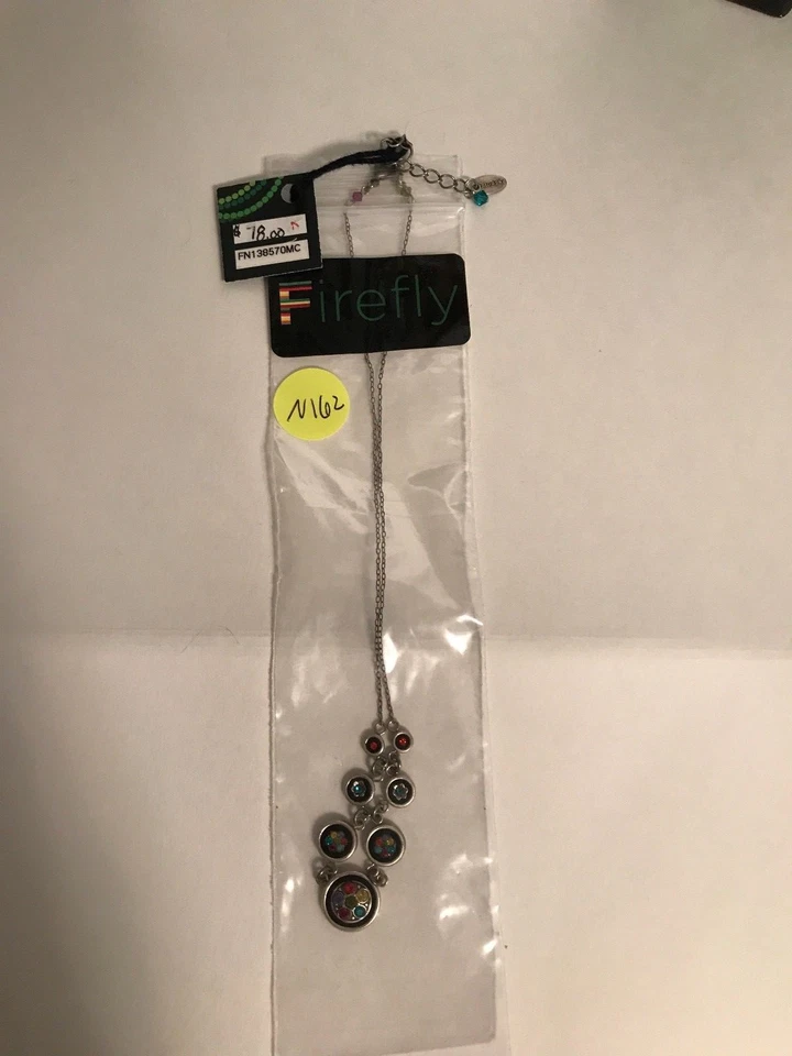 Collar FIREFLY Cristal Swarovski Piedras Múltiples-N162 Foto 4 de 4