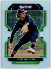 Jake Madden 2022 Panini Prizm Draft Picks Silver #PDP118