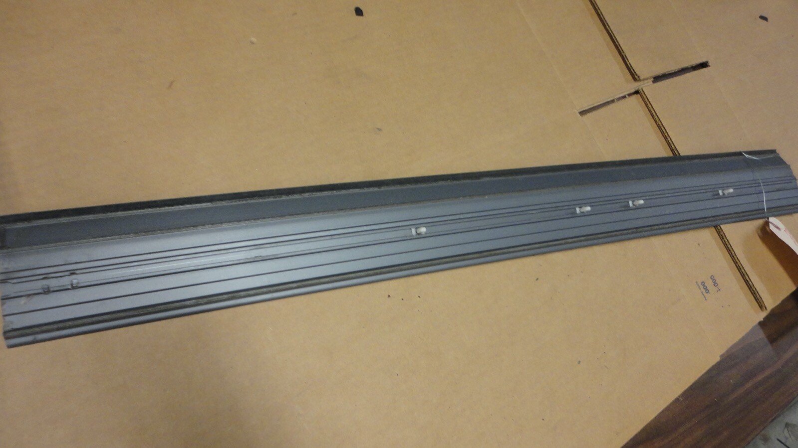 BMW E36 M3 COUPE DOOR SILL COVERING SILVER SILVERGRAY 51472252281