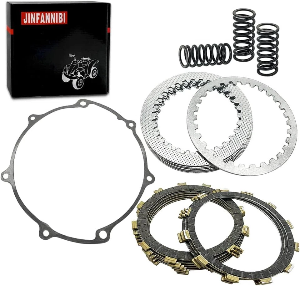 Clutch Plates Kit Heavy Duty Springs & Cover Gasket for Yamaha YFZ450RSE YFZ450R Foto 2 de 4