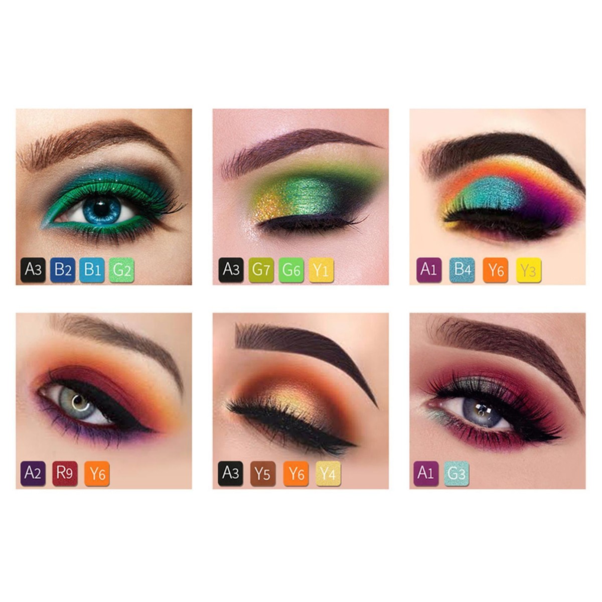 Professionelle Make-up Palette Mit 80 Lidschatten & 15 Concealer Farben – Große Schminkpalette Für Augen & Gesicht