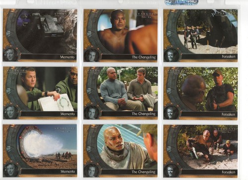2004 Rittenhouse Stargate SG-1 Season 6 Base Set, Insert Sets, Autographs + more - Imagen 9 de 24