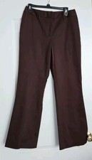 Merona Classic Fit Sits Below Waist Women s Brown Pants Size 8 NWT