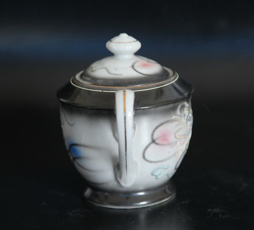 DAIKO Giappone vintage Dragon 3D Ciotola di zucchero porcellana - Foto 4 di 6