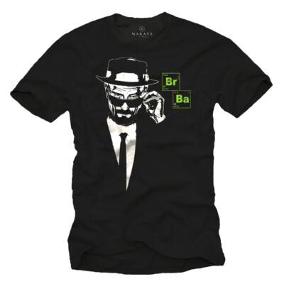 Breaking Pinkman Herren T-Shirt mit Bad Heisenberg - Männer Crysal Drug Shirt