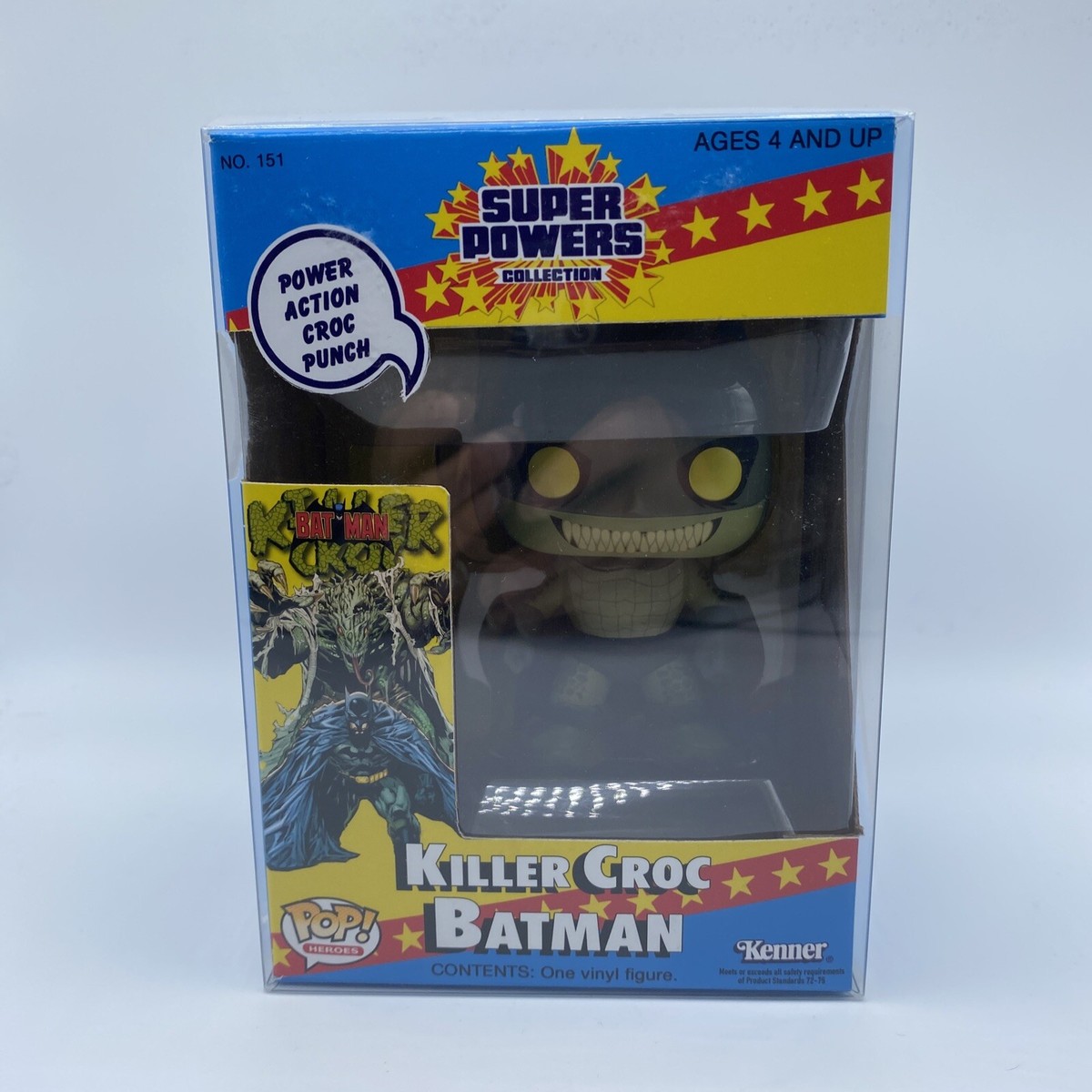 Funko POP! DC Heroes #151: Batman Killer Croc Imposter With Custom Box