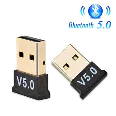 USB Bluetooth Adapter 5.0 Transmitter Dongle Stick PC Notebook