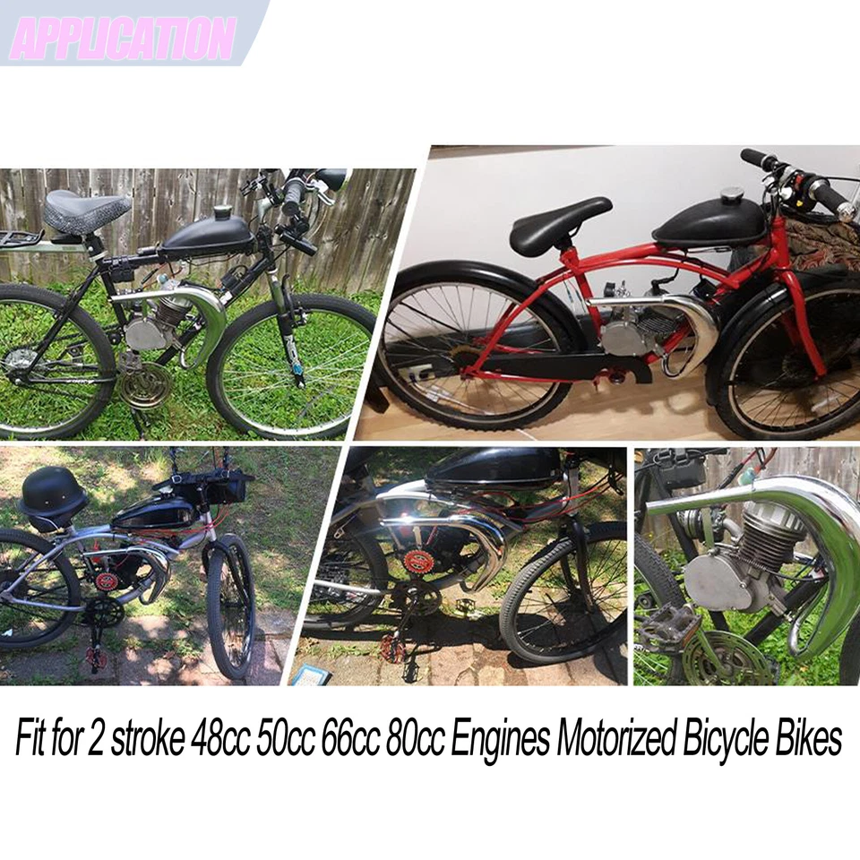 Chromed Expansion Chamber Muffler CDH66 2 Stroke Muffler - GAS MOTORIZED BICYCLE - image 3 of 4