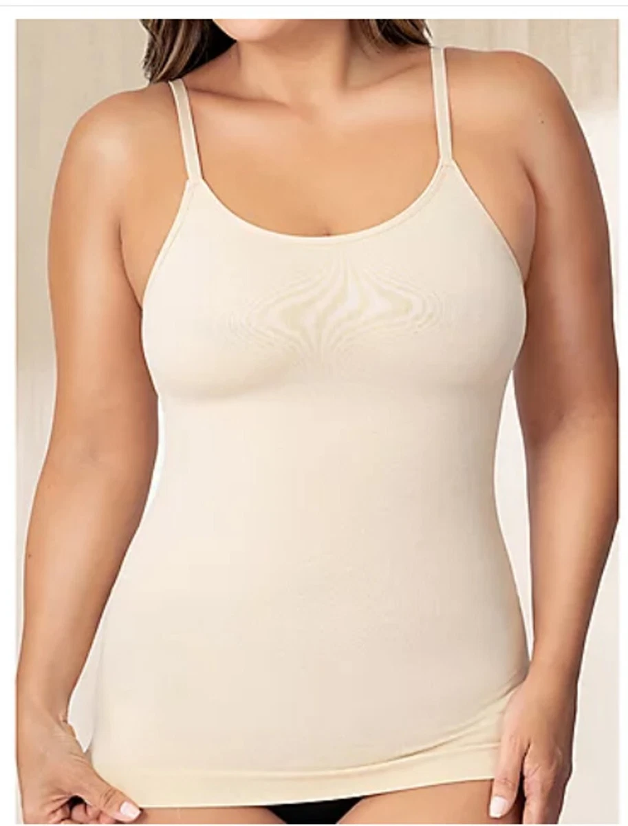 Shapermint Women's All Day Every Day Scoop Neck Cami Color White