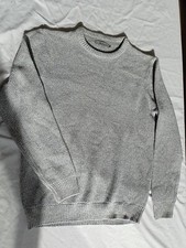 Men's Jumper Tu Size M Knitted Grey 26142