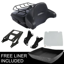 Chopped Trunk Pad Mount Plate Docking Fit For Harley Touring Road King 14-25 24