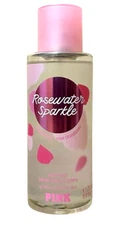 VICTORIA’S SECRET PINK ROSEWATER SPARKLE FRAGRANCE BODY MIST SPRAY SPLASH 8.4 oz