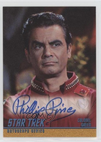 1999 Skybox Star Trek: The Original Series Season 3 Phillip Pine as Auto tj1 - Picture 1 of 3