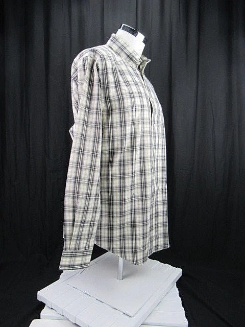 Camisa de vestir para hombre The Men's Store Bloomingdale's multicolor a cuadros talla grande B5 Foto 4 de 4