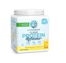 Sunwarrior Protein Refresher Pineapple Coconut water mix 14.8 oz
