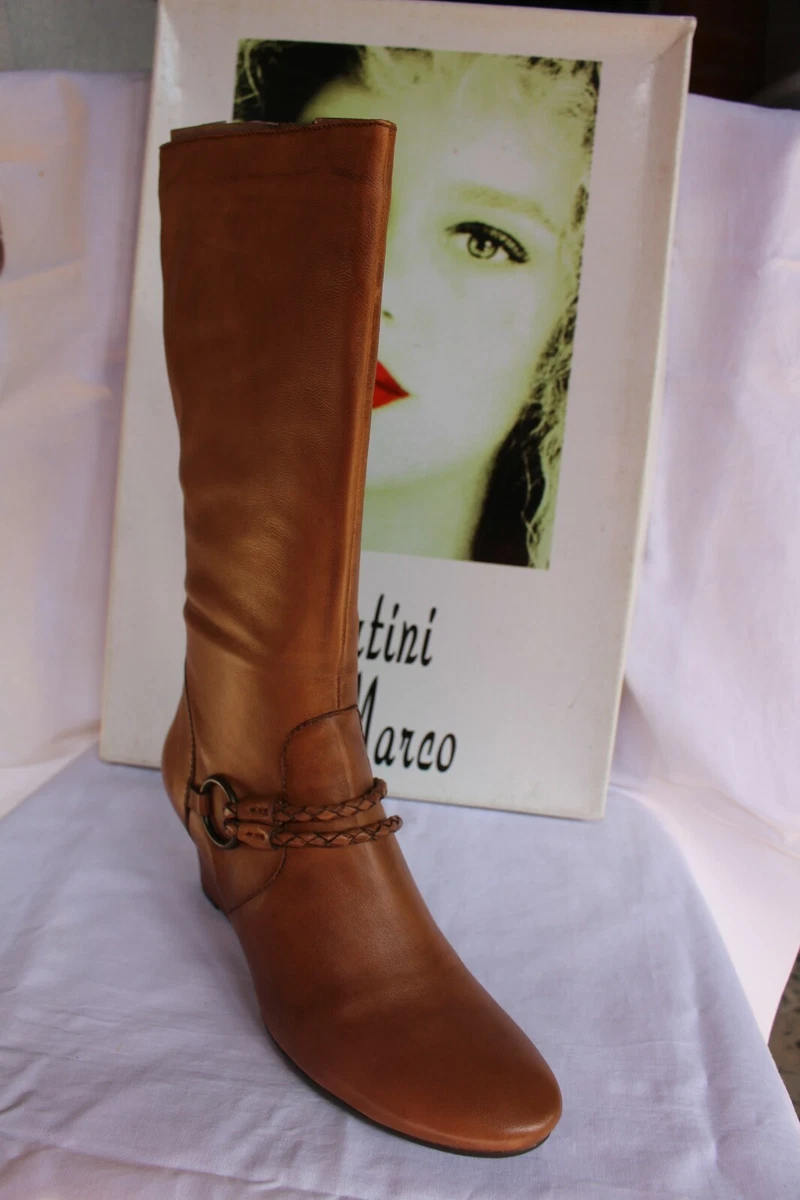 LADIES SHOES FOOTWEAR Martini Marco Manor Long boot tan size 37