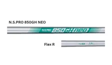 MINT Nippon Shaft N.S.PRO 850GH NEO, .355 Taper, R Flex, 5 to W,W Set, 7 Pieces