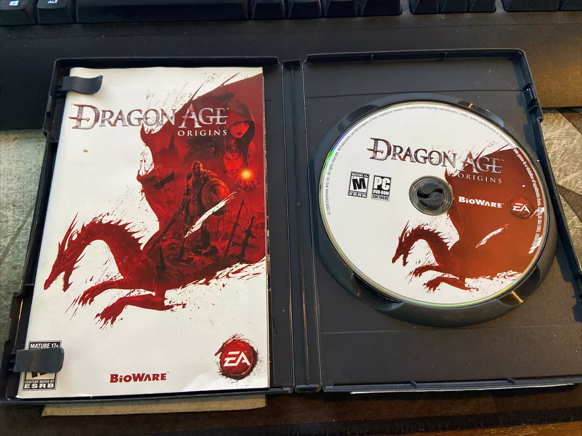 PC Game Dragon Age Origins 2009 Complete Box with Key DVD-ROM RPG