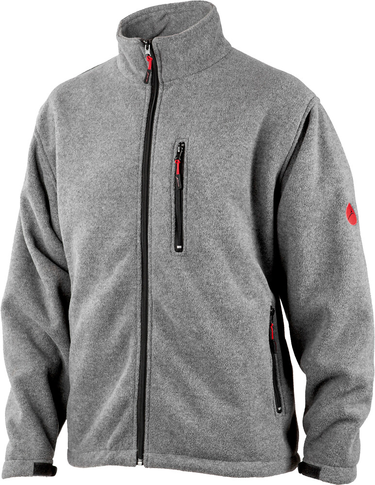 albatros POLARIS Fleecejacke wind- und wasserabweisend grau