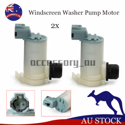 VOBor 2 Stuks Ruitensproeierpomp Motor 28920-3Z000 Fit Voor Nissan
