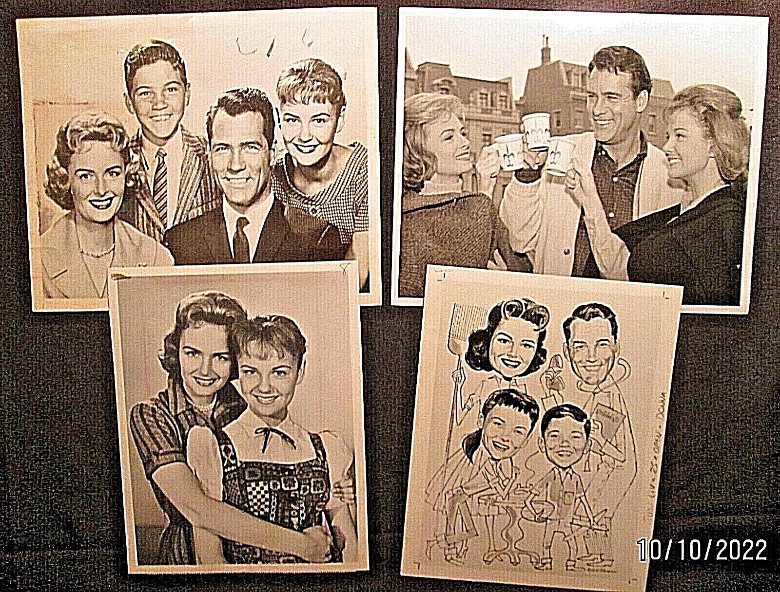 DONNA REED (THE DONNA REED SHOW) ORIGINAL VINTAGE PHOTO LOT (CLASSIC TV )