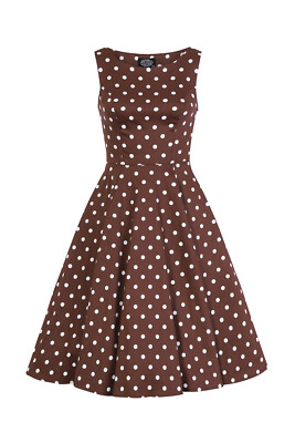 Hearts & Roses London Swing Kleid Cindy Polka Dot Vintage Rockabilly Punkte 50s