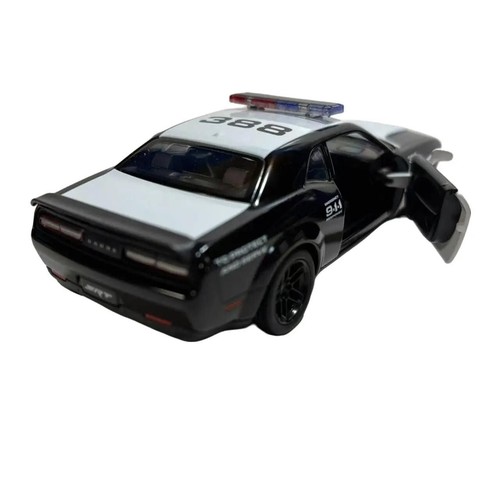 KINSMART 2023 Dodge Challenger SRT Demon 170 Police DIECAST TOY CAR 56130 - Picture 3 of 11
