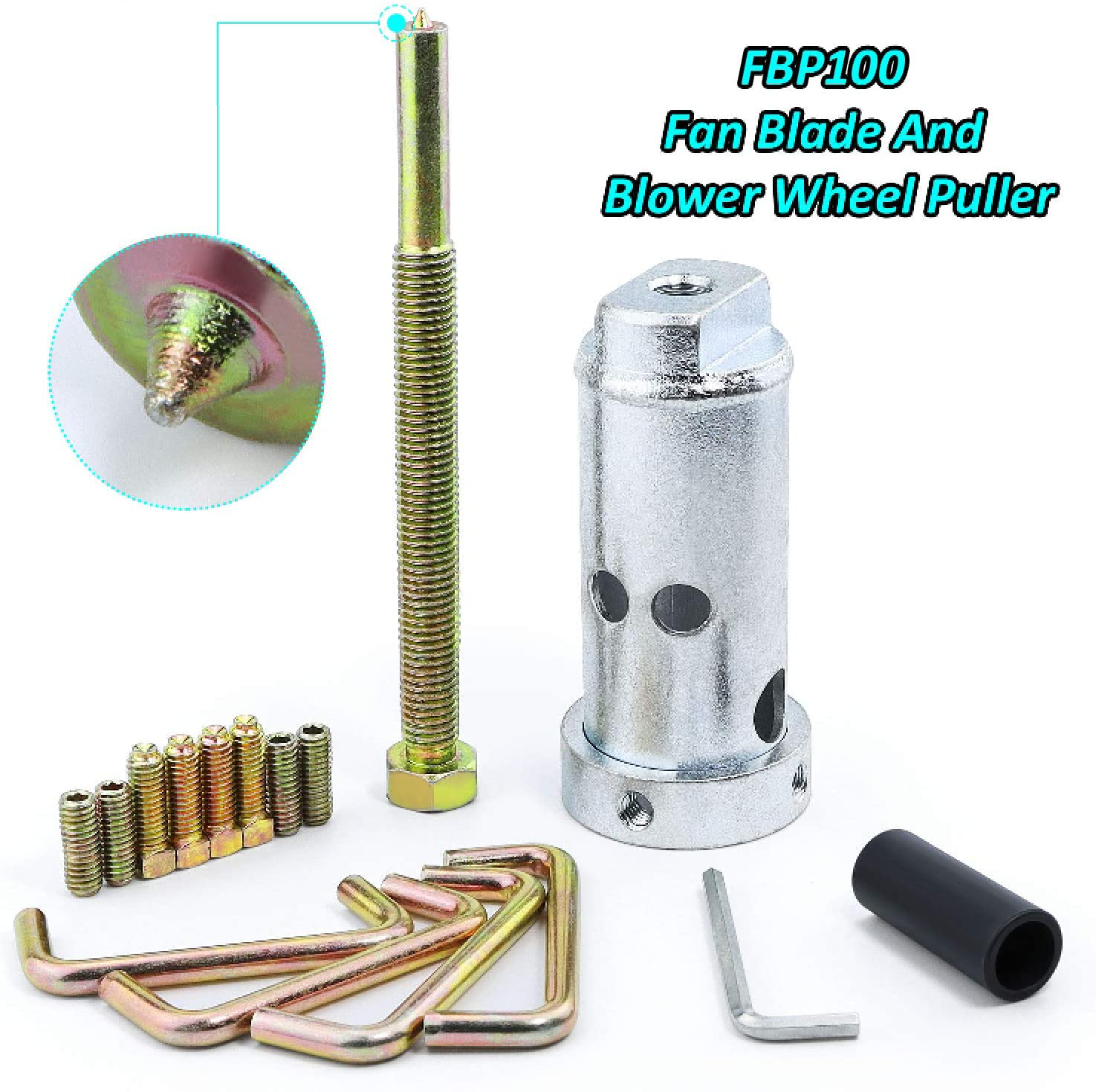 Fbp100 For HVAC Supco Steel Motor Fan Blade Blower Wheel Hub Puller/ Pusher Tool eBay