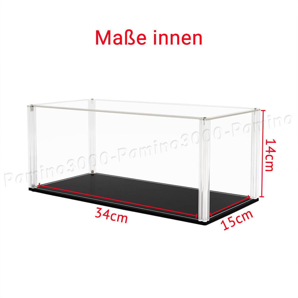 Schiebetür Acryl Vitrine Einzelvitrine Plexiglas Große Figur 1:18 Schaukasten DE