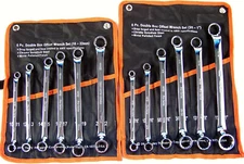 12pc DEEP Double OFFSET BOX WRENCH SAE and METRIC CRV Chrome Vanadium Steel big1