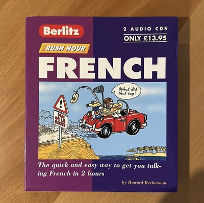 Berlitz Rush Hour French Language CD And Study Book