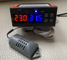 Humidity Temperature Controller Meter Curing Chamber Pet Animal Drying Moisture
