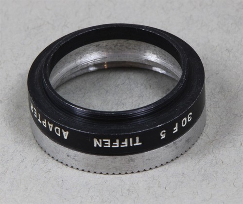30mm Lens Thread to Series V 5 TIFFEN FILTER HOLDER/ADAPTER w/Ring - Picture 2 of 2