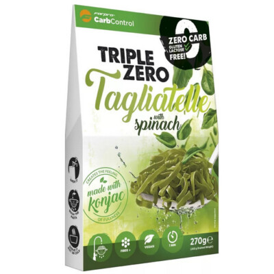 2/3/6 x Triple Zero Konjak Nudeln Pasta Tagliatelle Spinat Glutenfrei Vegan Keto