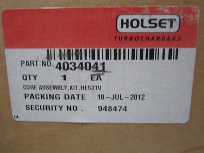 4034041 HOLSET CUMMINS ISM VG CHRA 11.0L HE531V | eBay