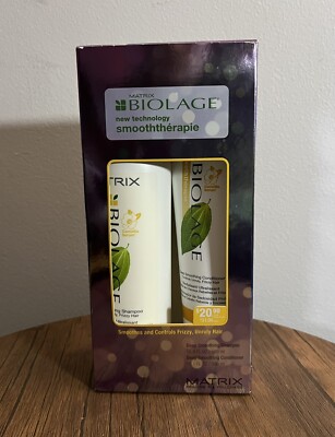 Matrix Biolage Smooth Therapie Deep Smoothing Conditioner And Shampoo Camellia