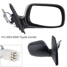 Right Side Mirror Left Hand LH Mirror Fit for Toyota 03-08 Corolla CE LE XPS