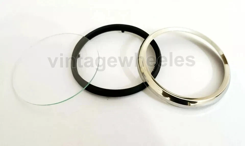 Kit de lentes Speedo Vespa P200E/P125x PX200 acero manchado borde vidrio lente goma Foto 3 de 4