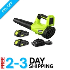 Portable Electric Leaf Blower with Adjustable Speed - 450 CFM Performance